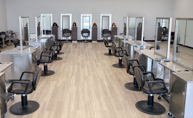 The main salon floor